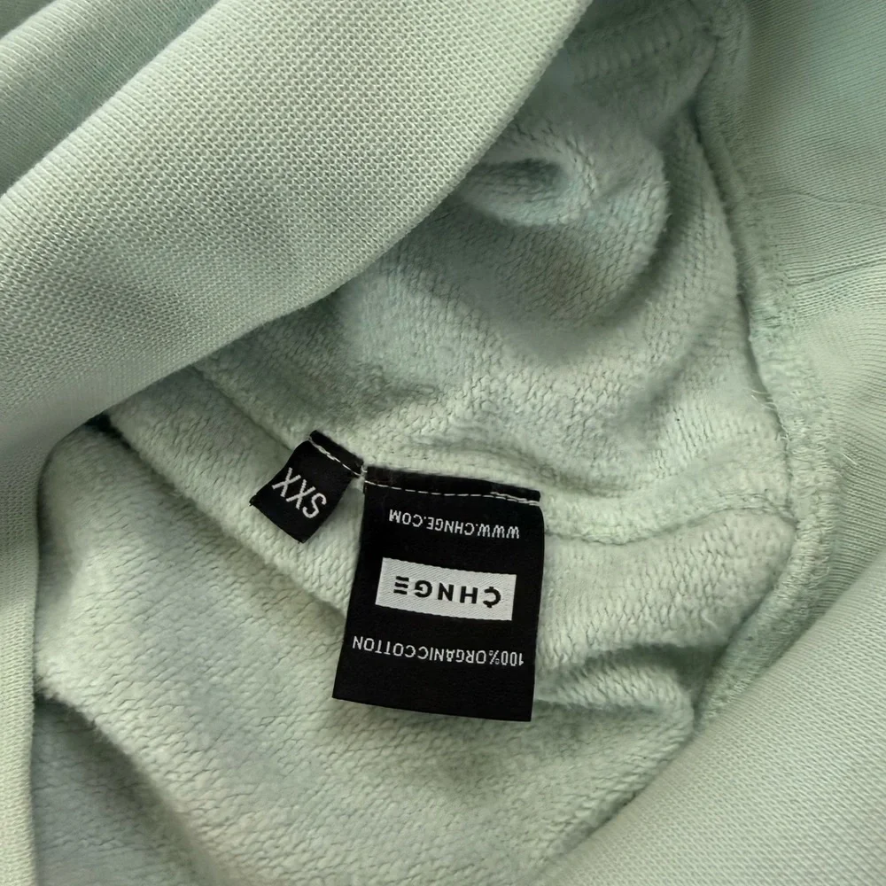 Change Embroidered Crewneck Sweatshirt - Pastel Mint Green